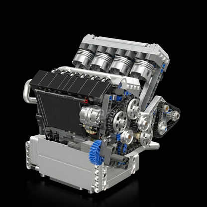 Motor S55 Inline-6 (744 pe&ccedil;as)