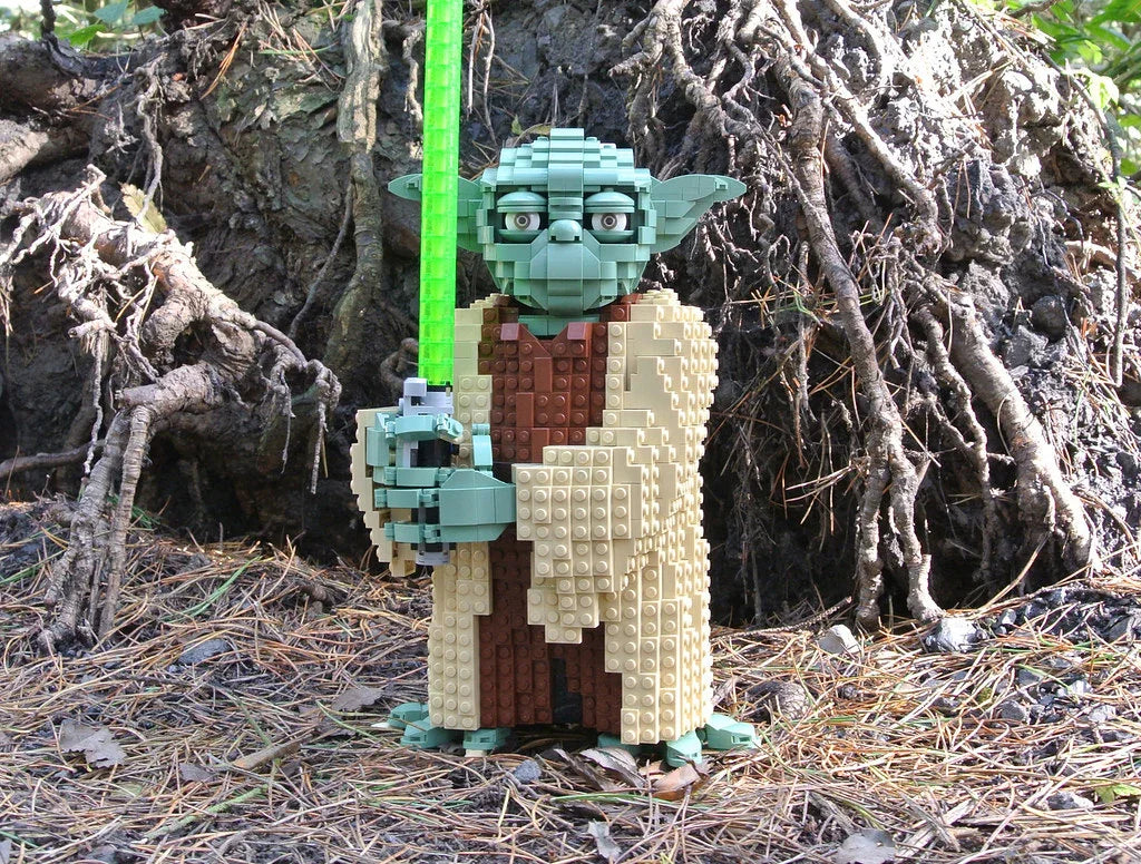 Yoda detalhes articula&ccedil;&otilde;es - Brics Craft