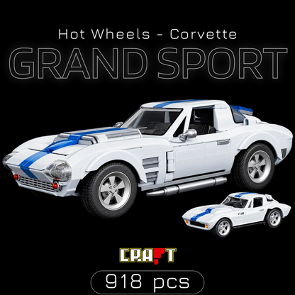 Hot Wheels - Corvette Grand Sport (918 pe&ccedil;as) | Capa 1
