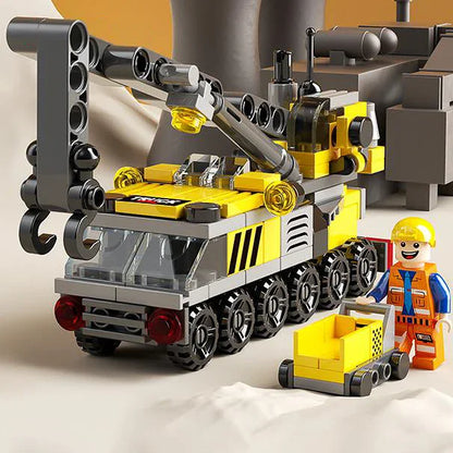 6 Carros de Constru&ccedil;&atilde;o em 1 (142 pe&ccedil;as)