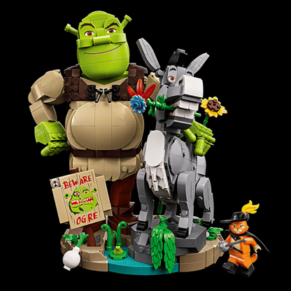 Shrek, Burro e Gato de Botas (1403 pe&ccedil;as)