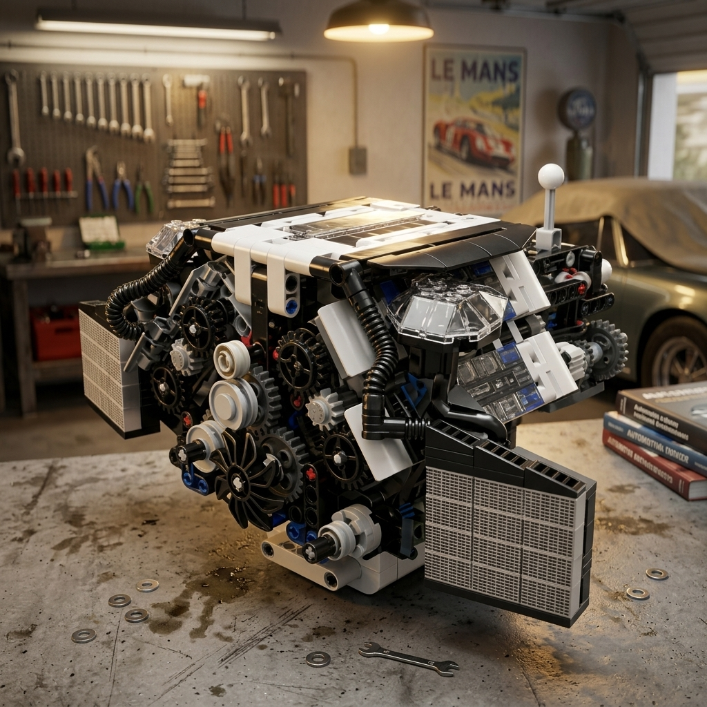 Motor W12 Twin Turbo (871 pe&ccedil;as)