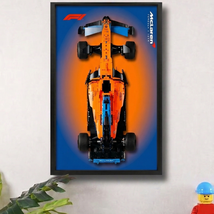 Quadro Fosco para a F&oacute;rmula-1 McLaren Team 2022