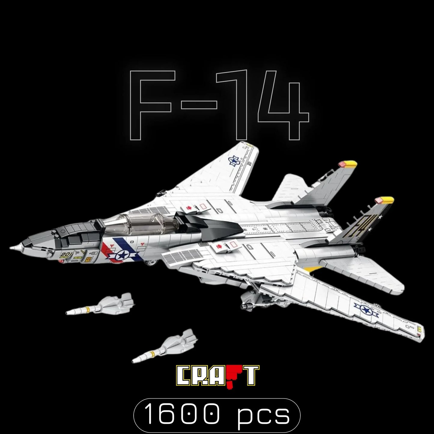 Ca&ccedil;a F-14 (1600 pc&ccedil;s) - Brics Craft