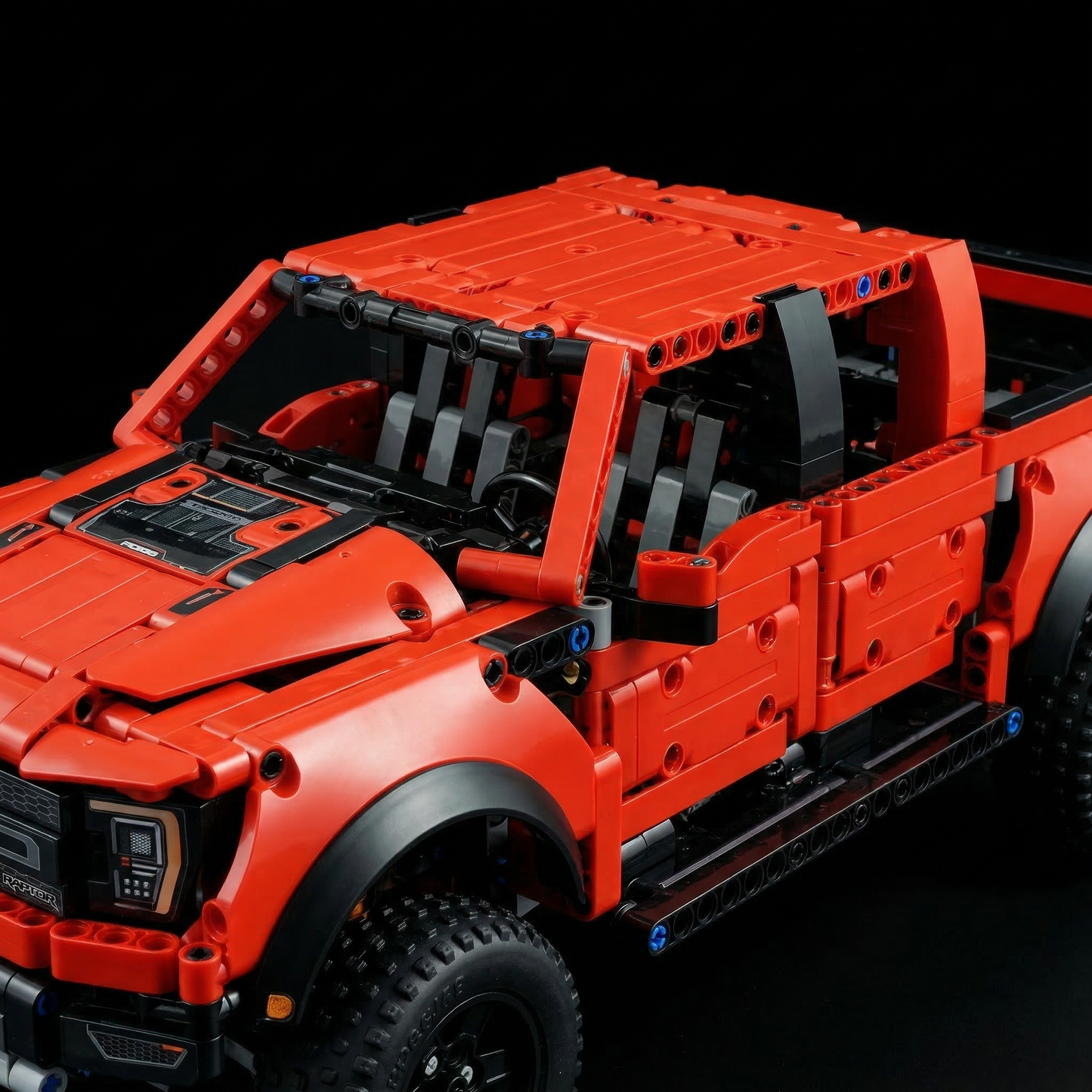 Ford F-150 Raptor Vermelho (1379 pe&ccedil;as)