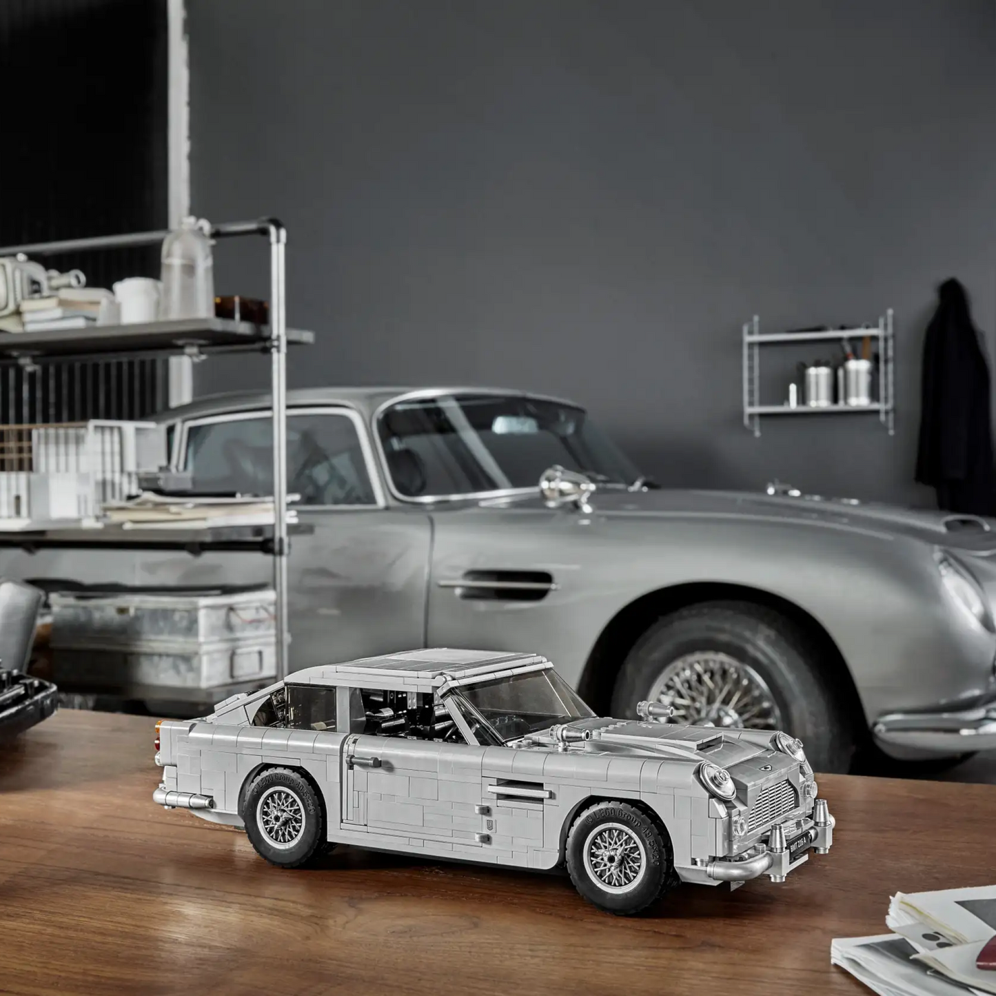 Aston Martin DB5 do James Bond 007 (1295 pe&ccedil;as)