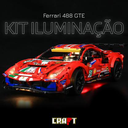 Kit de Ilumina&ccedil;&atilde;o para a Ferrari 488 GTE