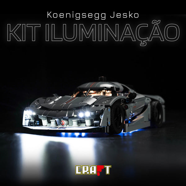 Kit de Ilumina&ccedil;&atilde;o para o Hypercar Koenigsegg Jesko