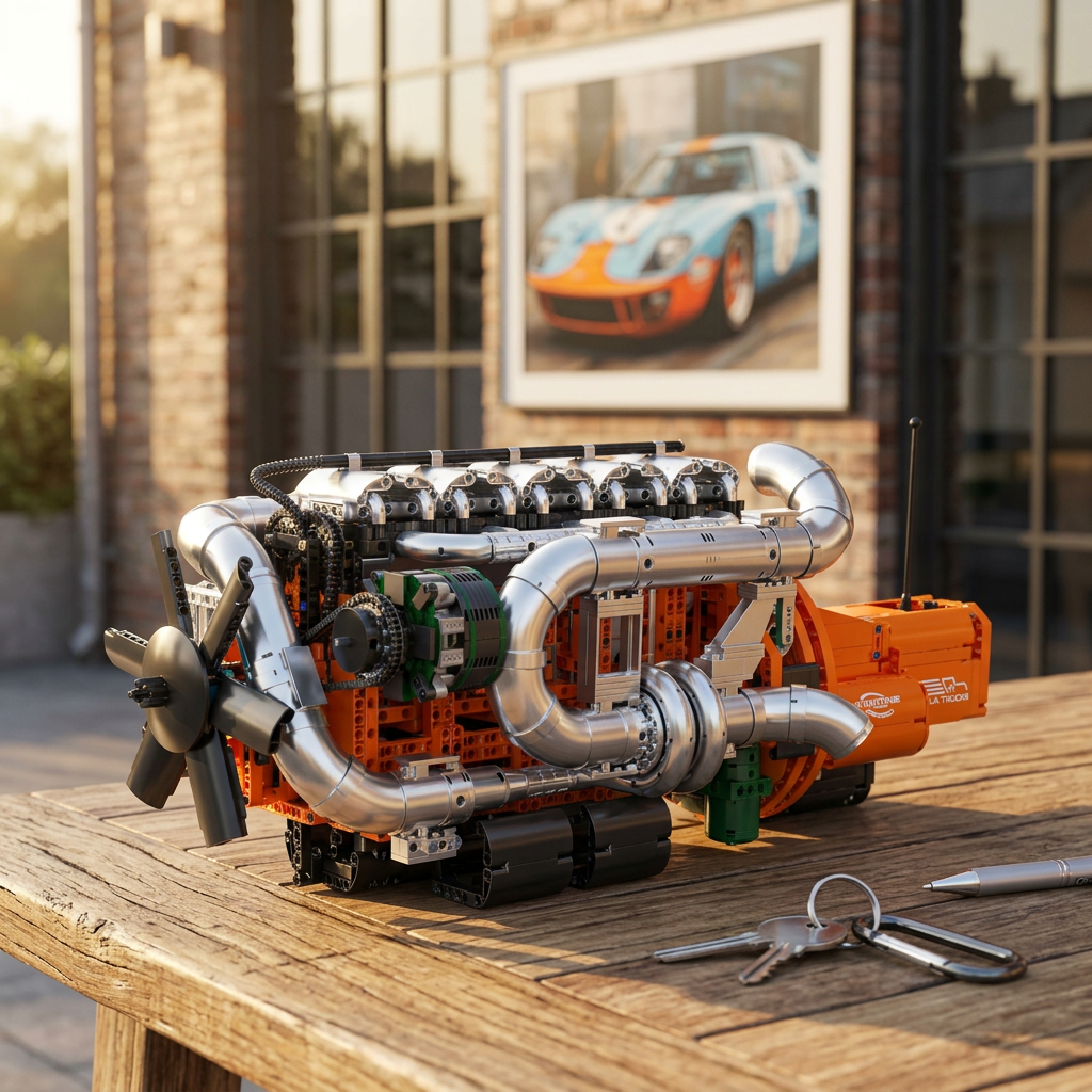 Motor Inline-6 com Transmiss&atilde;o (3236 pe&ccedil;as)