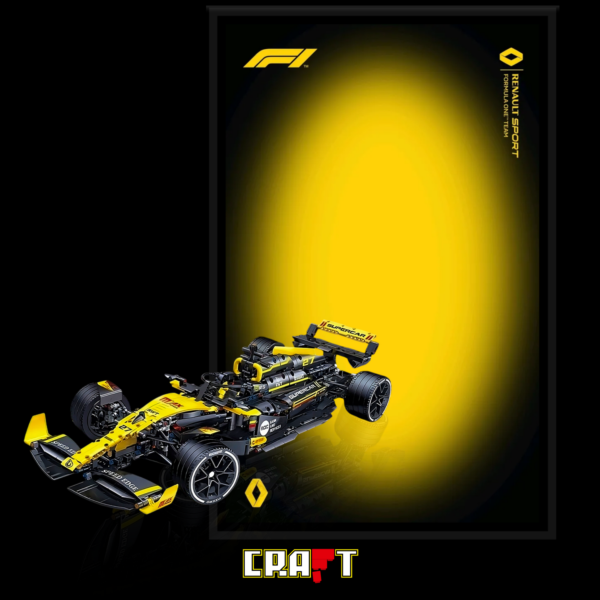 Quadro Fosco para a F&oacute;rmula-1 Renault