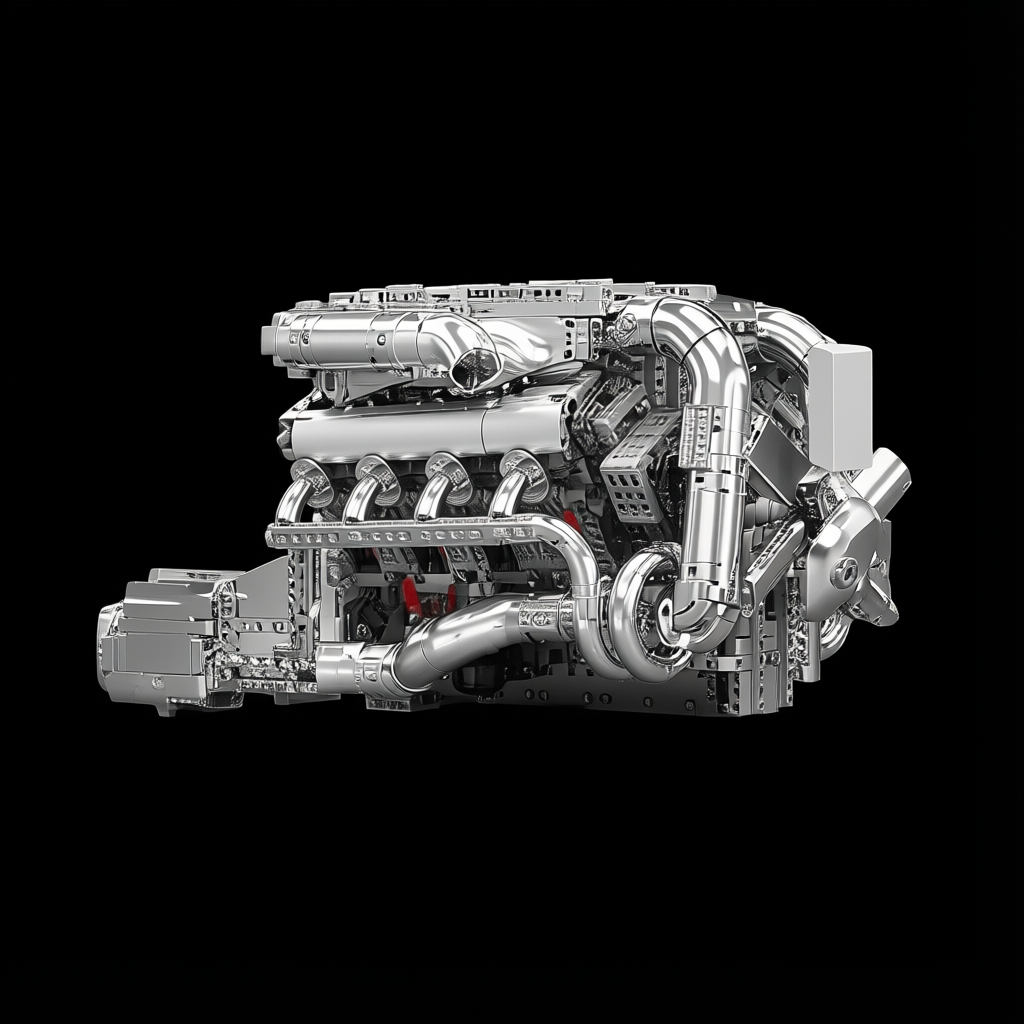 Motor Hypercar com C&acirc;mbio W16 (2899 pe&ccedil;as)