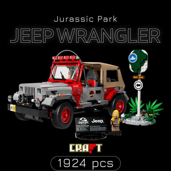 Oferta Exclusiva deste An&uacute;ncio I Jurassic Park - Jeep Wrangler (1924 pe&ccedil;as)