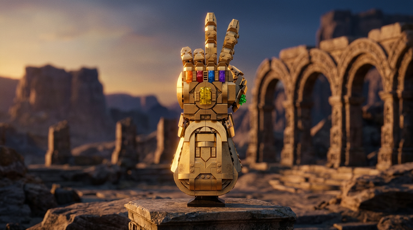 Manopla do Infinito inspirada em Thanos