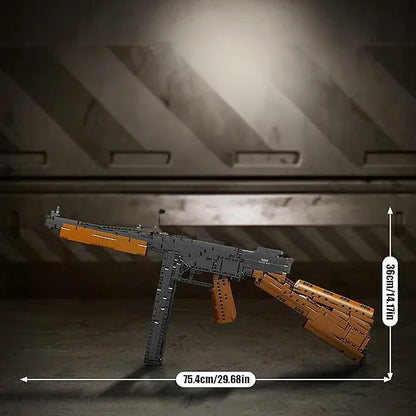Submetralhadora Tommy Gun (1208 pe&ccedil;as)