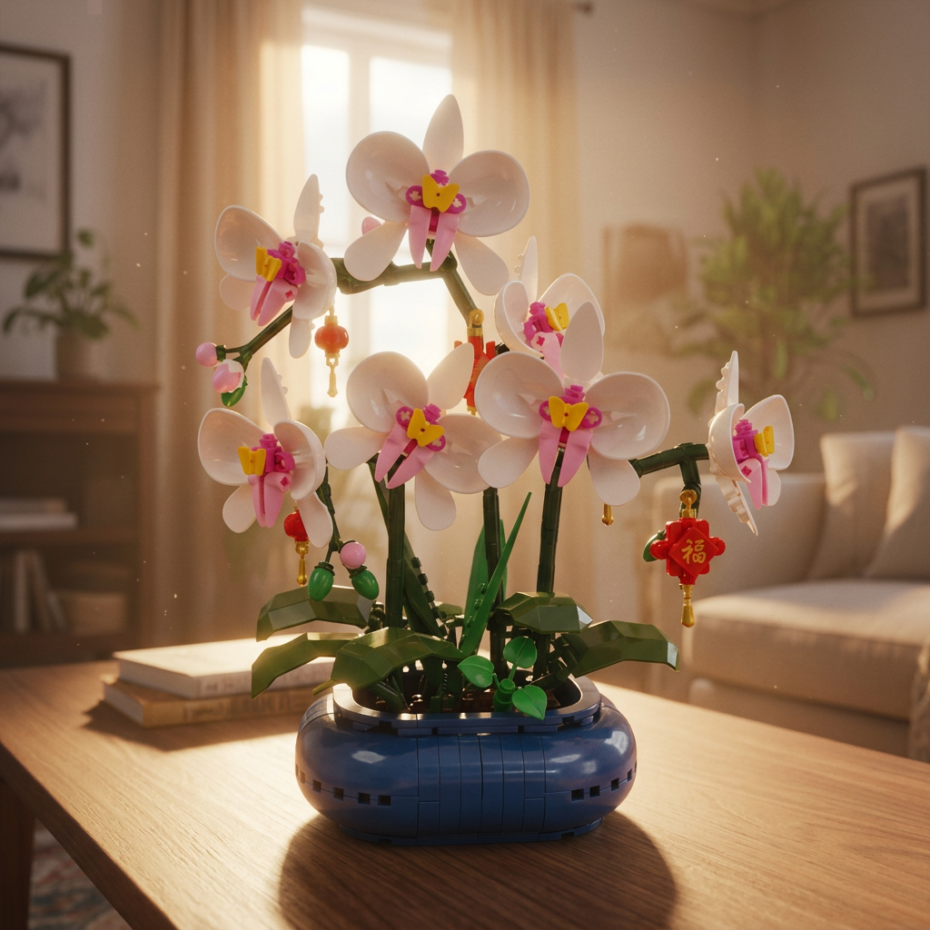Orqu&iacute;dea Phalaenopsis em Vaso (587 pe&ccedil;as)