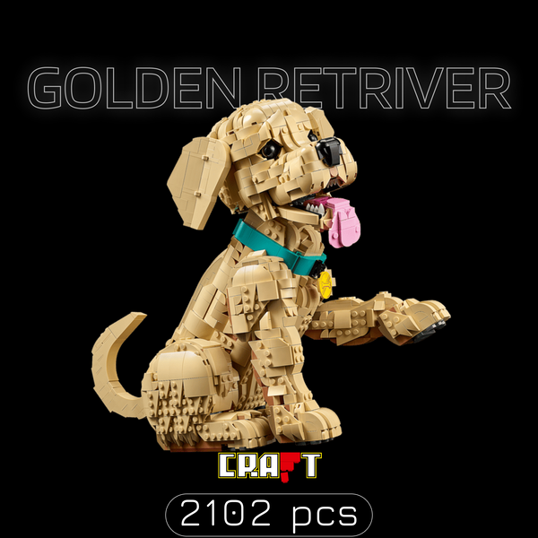Cachorrinho Golden Retriever (2102 pe&ccedil;as)