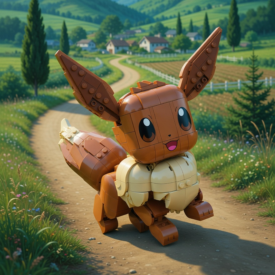 Pok&eacute;mon - Eevee (587 pe&ccedil;as)