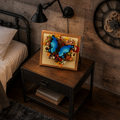 Moldura Floral 3D - Borboleta (765 pe&ccedil;as)