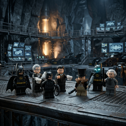 Batcaverna - Caixa de Sombras (3981 pe&ccedil;as)