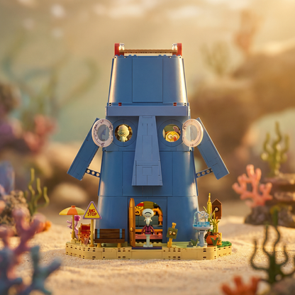 Bob Esponja - Casa da Pedra dos Tent&aacute;culos (1655 pe&ccedil;as)