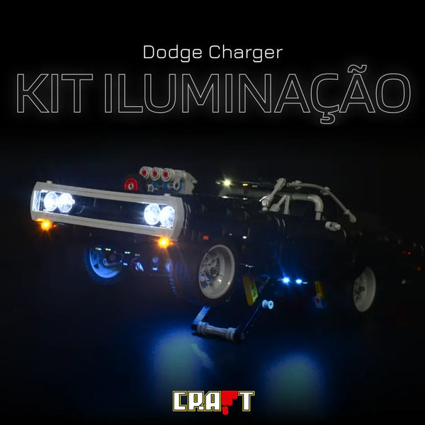 Kit de Ilumina&ccedil;&atilde;o para o Dodge Charger (1077 pe&ccedil;as)