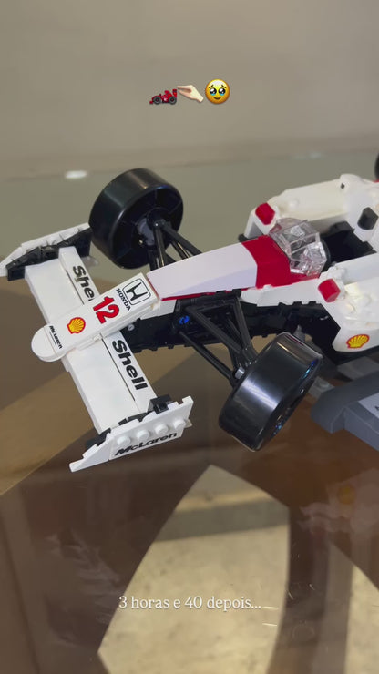 F&oacute;rmula 1 - McLaren MP4/4 + Ayrton Senna (693 pe&ccedil;as)