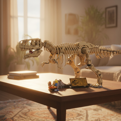 Oferta Exclusiva deste An&uacute;ncio | F&oacute;ssil do Tiranossauro Rex - Jurassic Park (3145 pe&ccedil;as)