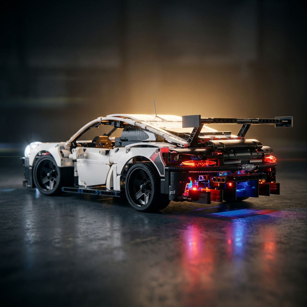 Kit de Ilumina&ccedil;&atilde;o para o Supercarro Alem&atilde;o RSR (1580 pe&ccedil;as)
