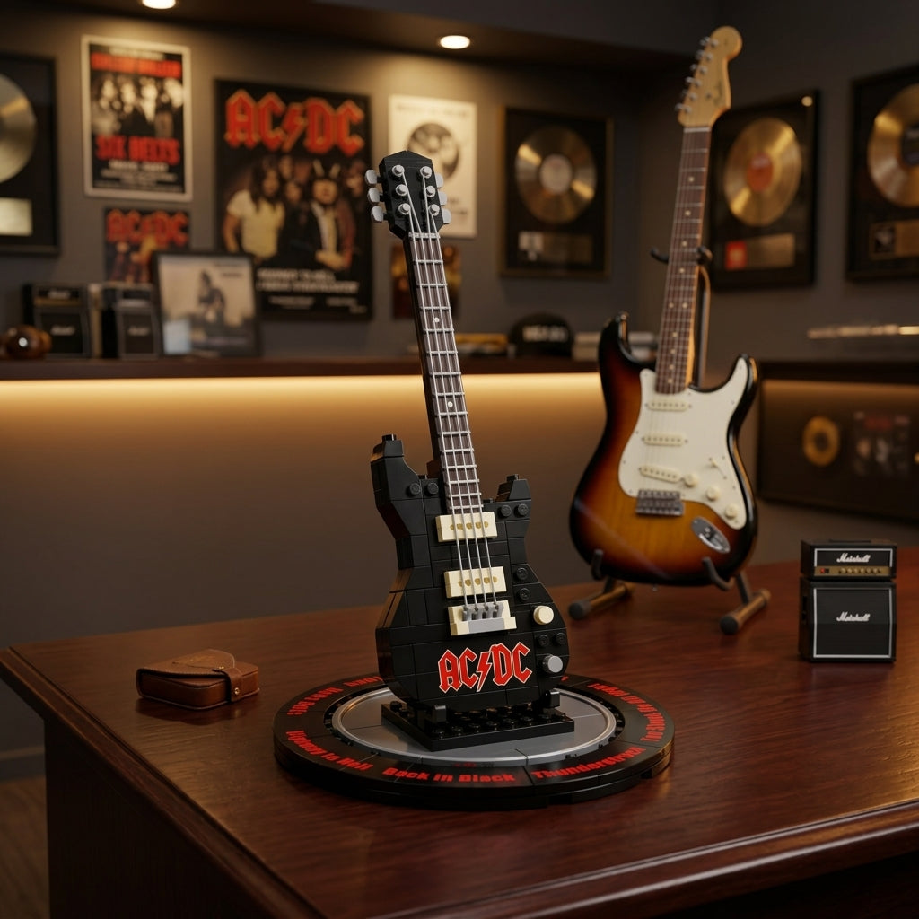 Guitarra AC/DC (247 pe&ccedil;as) - Ambiente Cen&aacute;rio 8