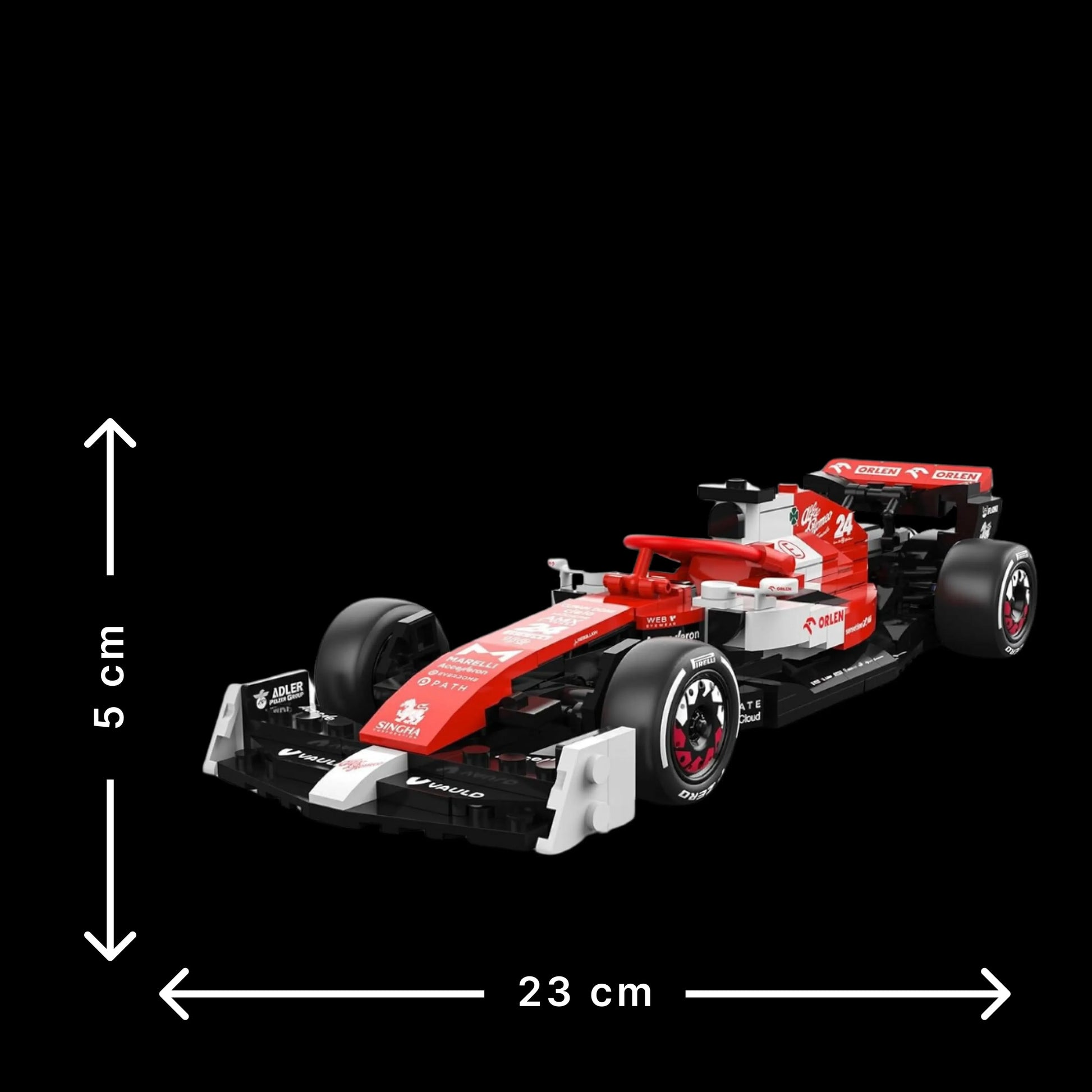 F&oacute;rmula 1 - Alfa Romeo C42 (340 p&ccedil;s) - Brics Craft