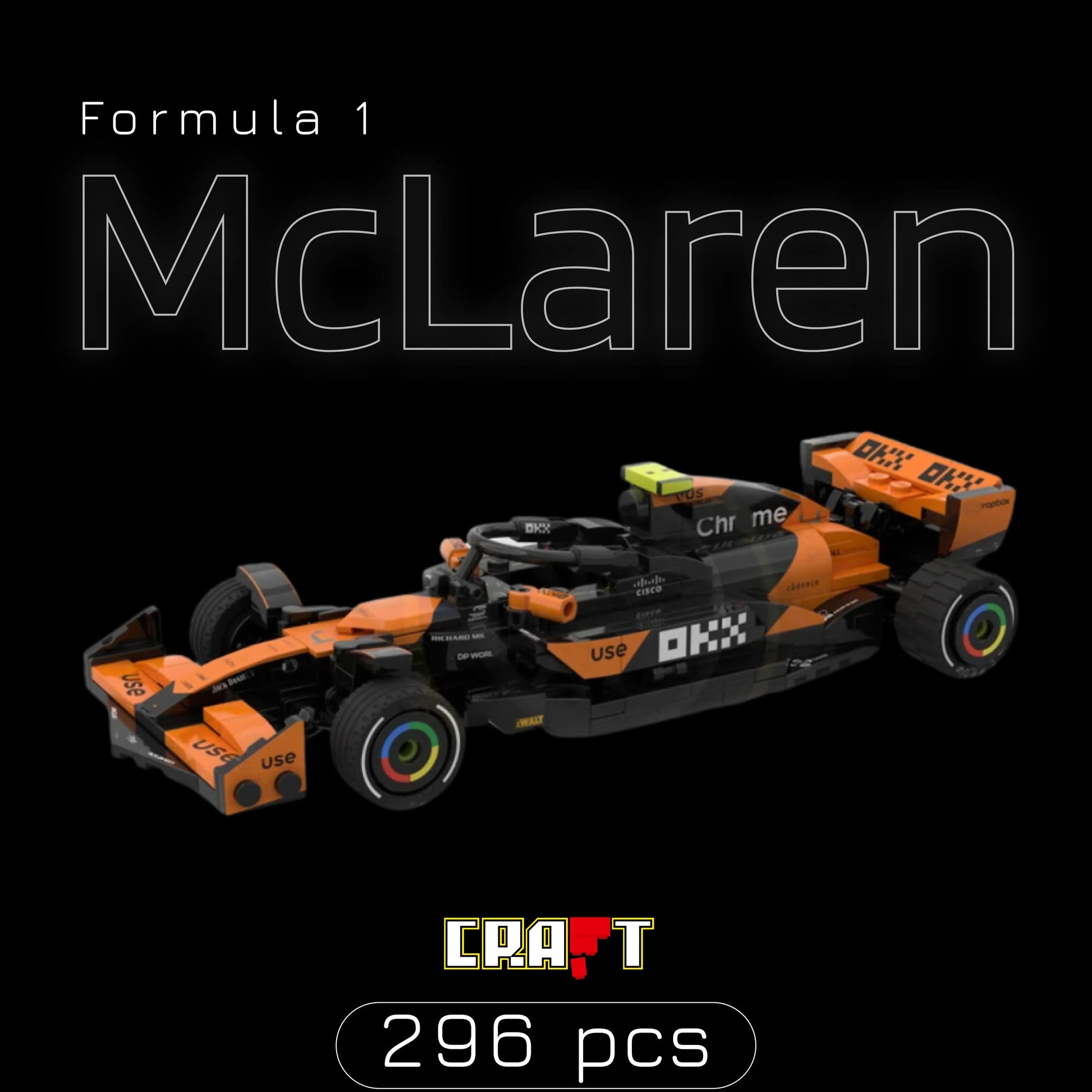 F&oacute;rmula 1 - McLaren (269 p&ccedil;s) - Brics Craft