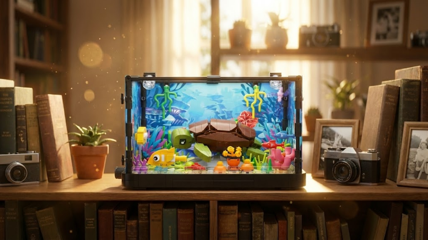 Aqu&aacute;rio Iluminado: Tartaruga (753 pe&ccedil;as)