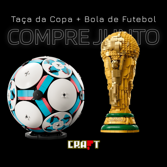 Compre Junto! Ta&ccedil;a da Copa + Bola de Futebol