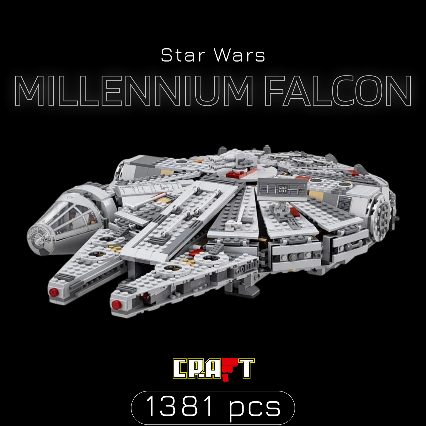 Star Wars - Millennium Falcon (1381 pe&ccedil;as)