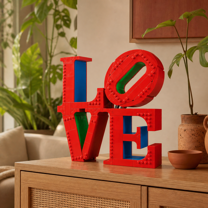 Escultura LOVE (791 pe&ccedil;as)