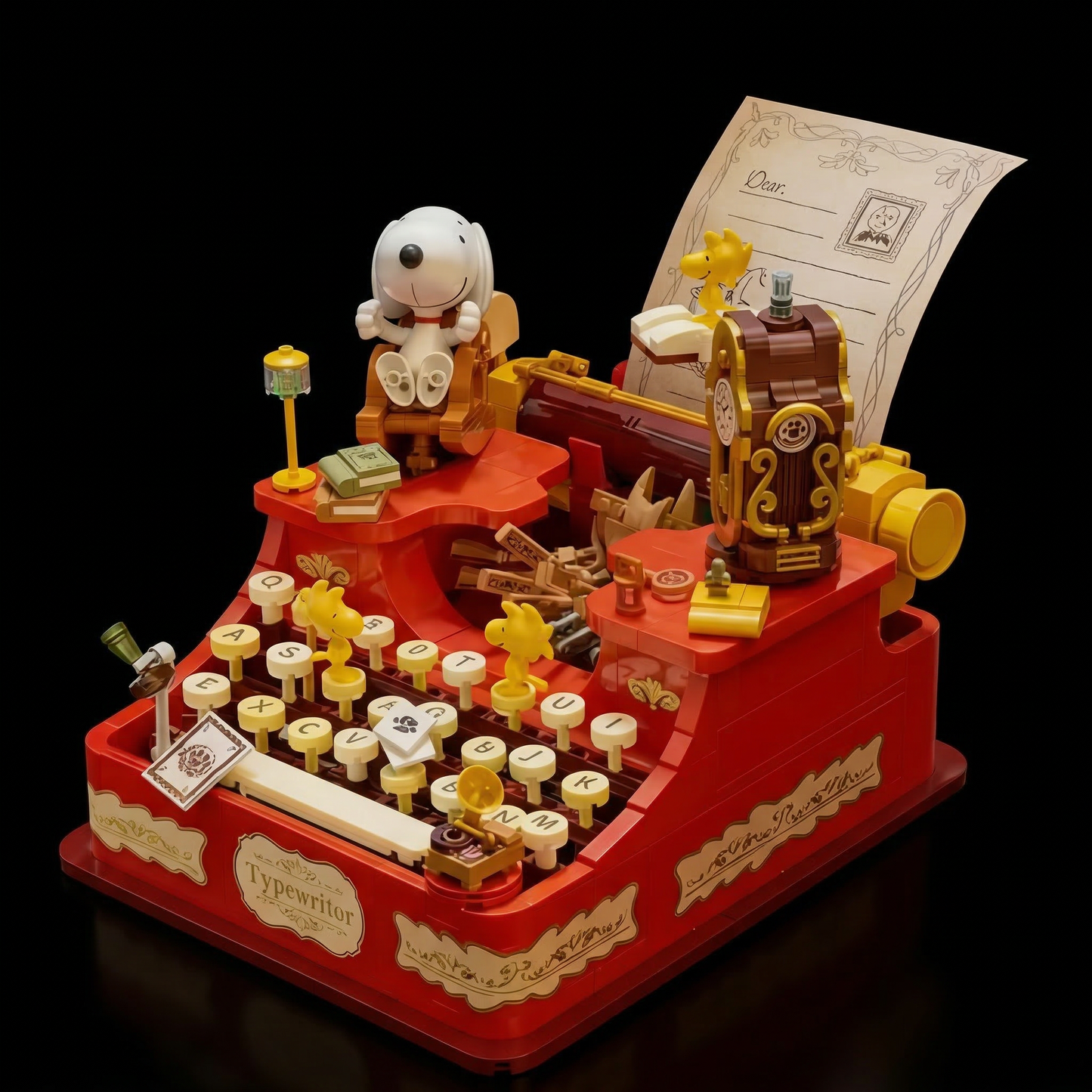 Snoopy - M&aacute;quina de Escrever (1468 pe&ccedil;as)