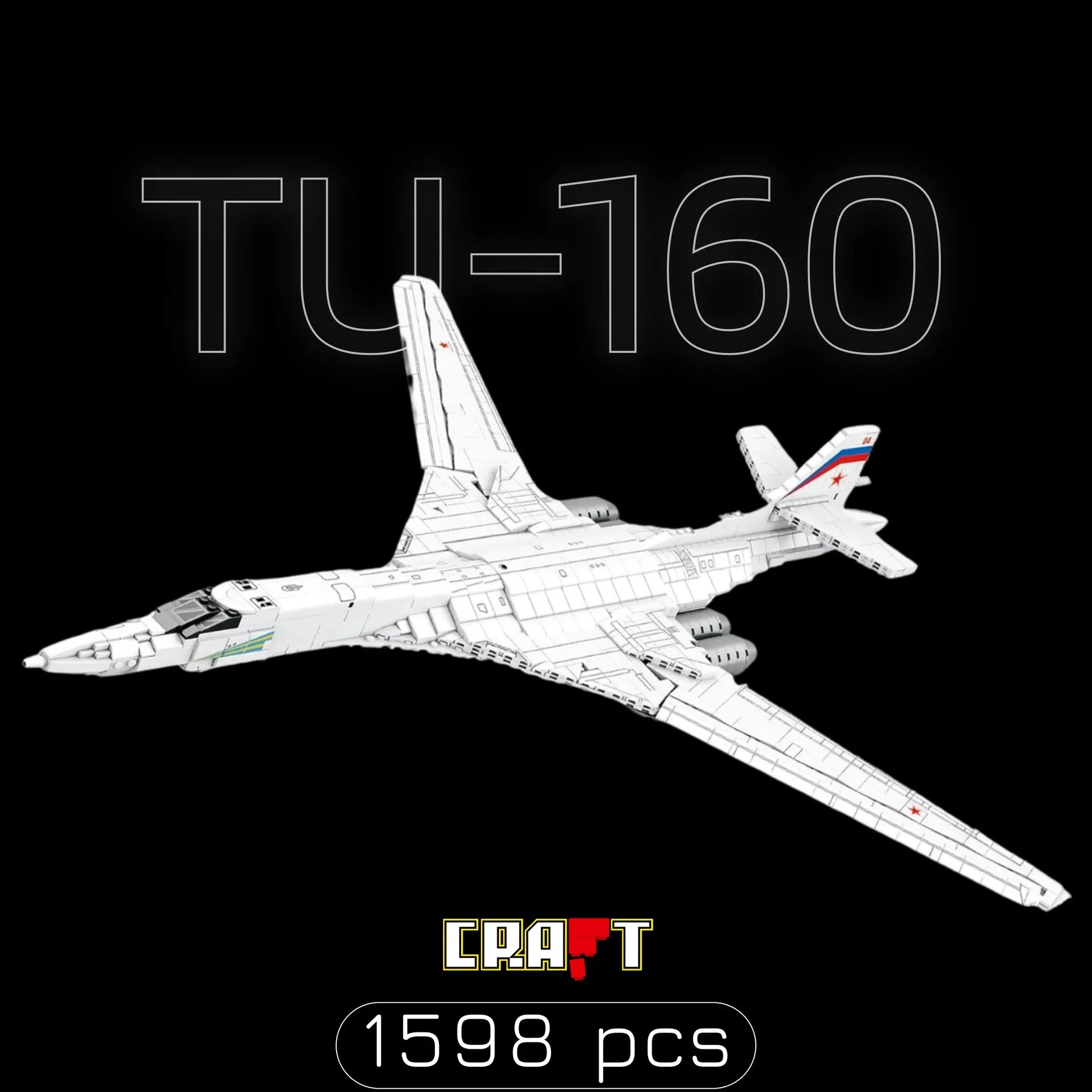 Bombardeiro TU-160 (1598 p&ccedil;s) - Brics Craft