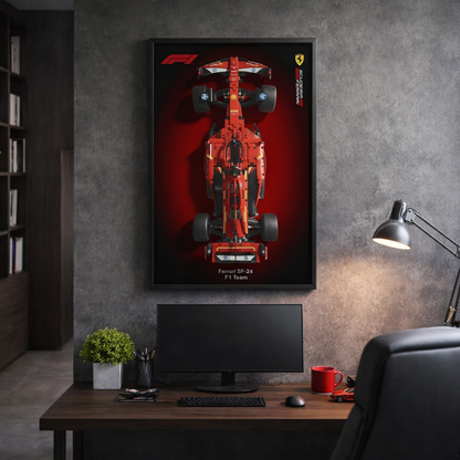 Quadro Fosco para a F&oacute;rmula-1 Ferrari SF24