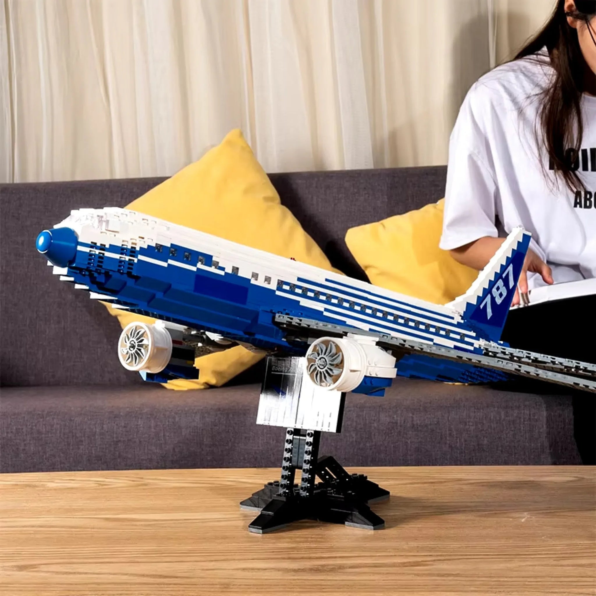 Boeing 787 (1353 pe&ccedil;as) - Brics Craft
