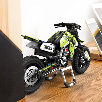 Moto de Motocross (476 pe&ccedil;as) - Brics Craft