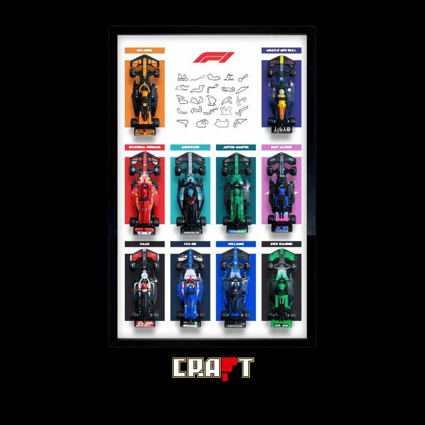 Quadro de Moldura Comum para as Speed Champion