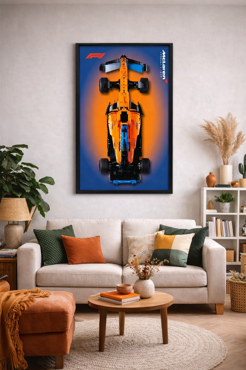 Quadro Fosco para a F&oacute;rmula-1 McLaren Team 2022