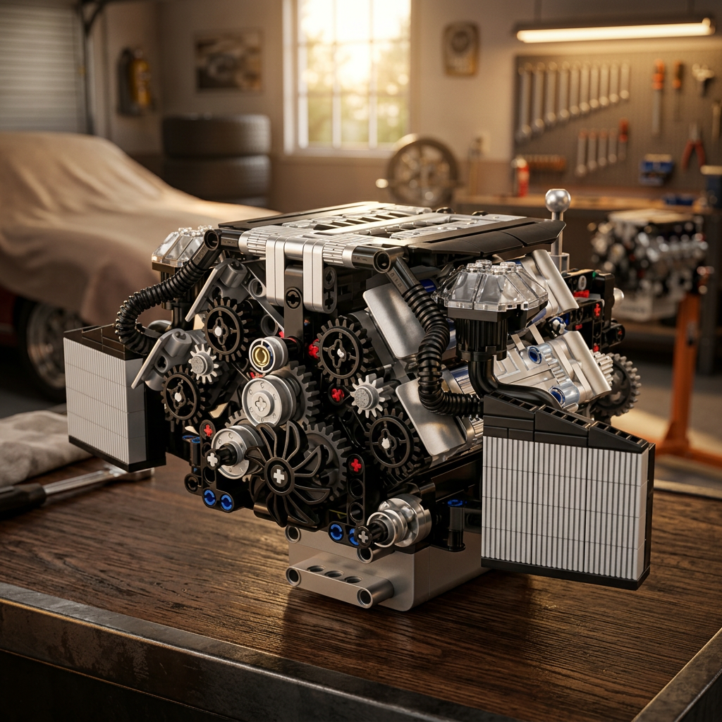 Motor W12 Twin Turbo (871 pe&ccedil;as)