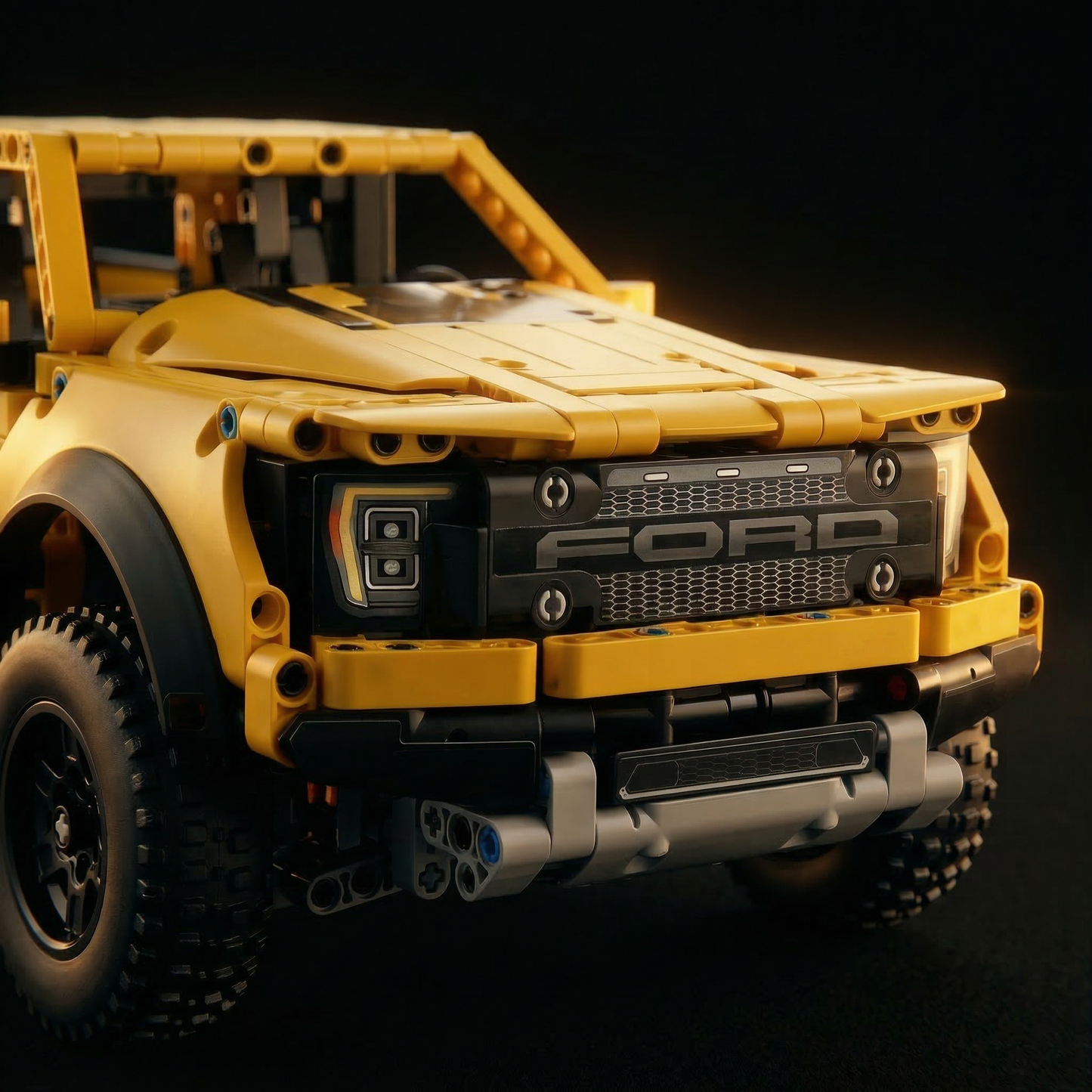 Ford F-150 Raptor Amarelo (1379 pe&ccedil;as)