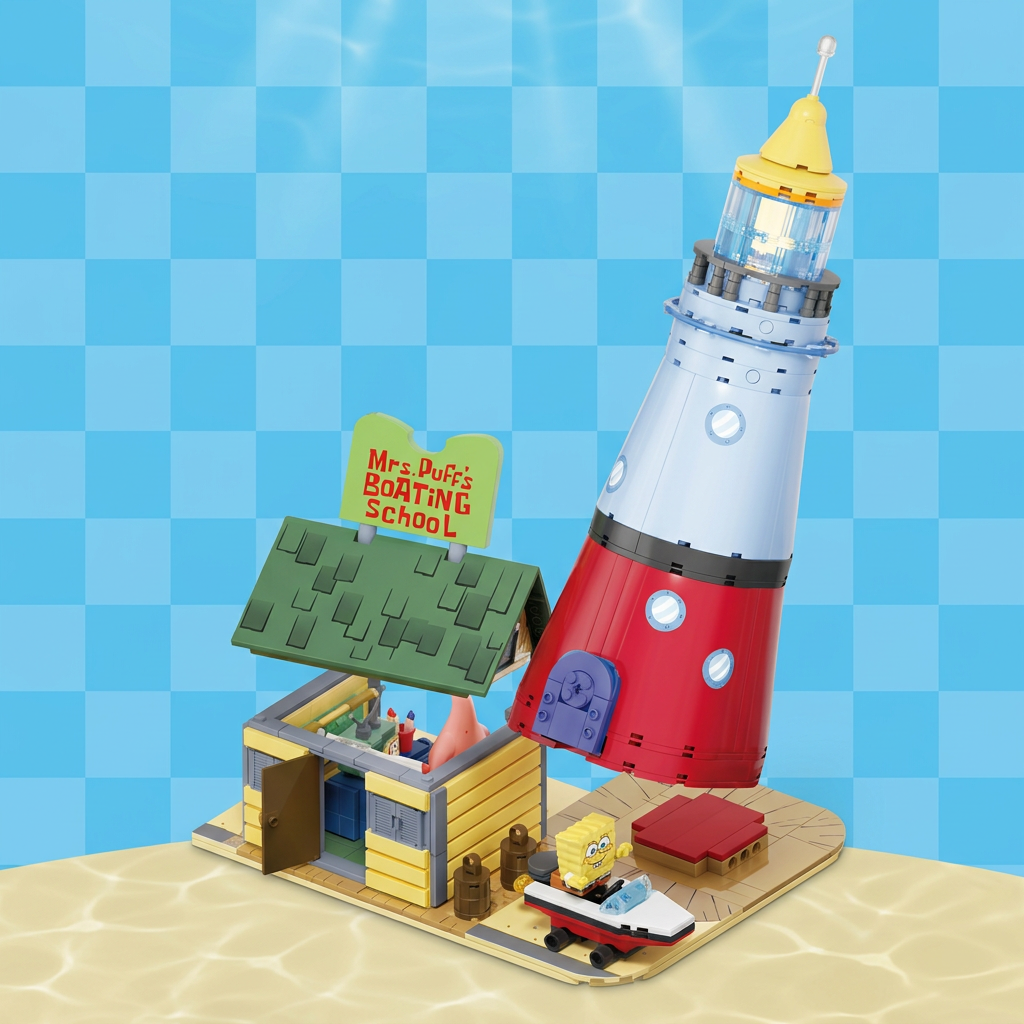 Bob Esponja - Escola de Barcos da Sra. Baiacu (629 pe&ccedil;as)