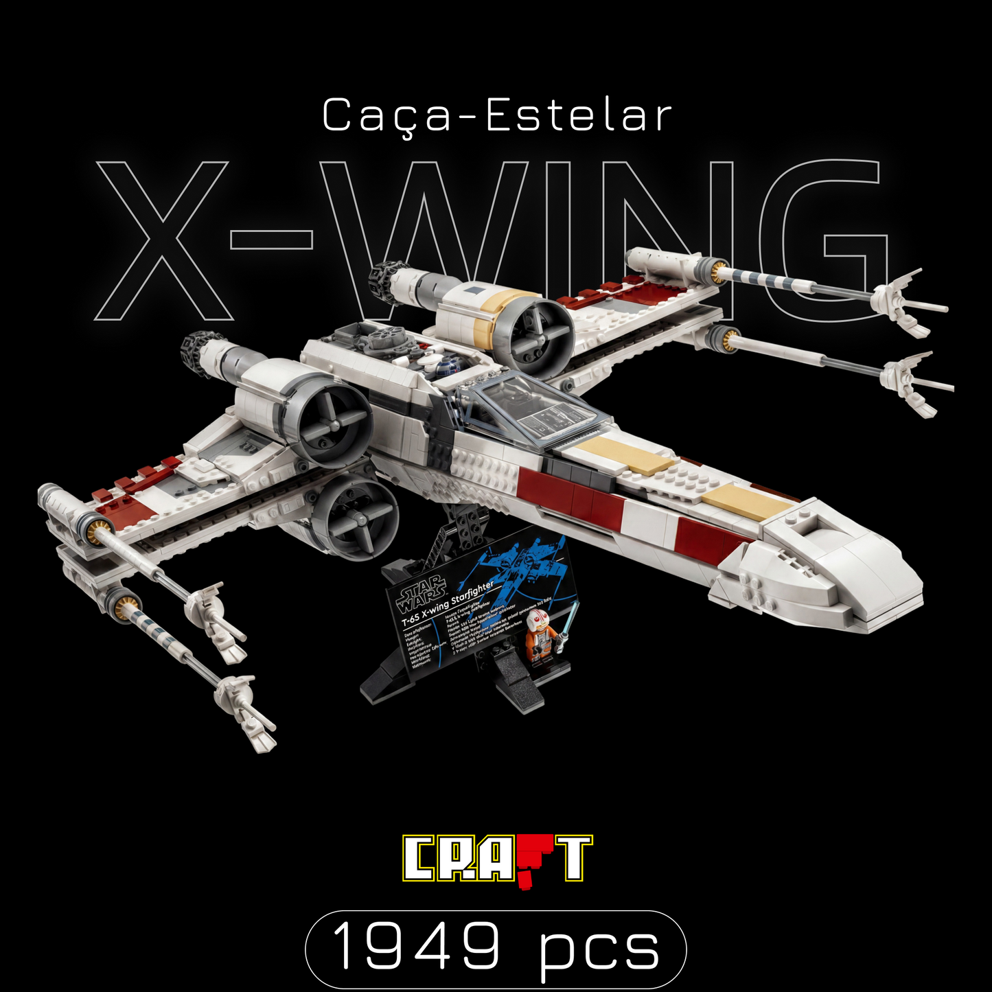 Star Wars - Ca&ccedil;a-Estelar X-Wing (1949 pe&ccedil;as)