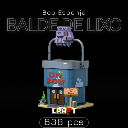 Bob Esponja - Balde de lixo (638 pe&ccedil;as)