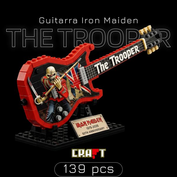 Guitarra Iron Maiden - The Trooper (139 peças)