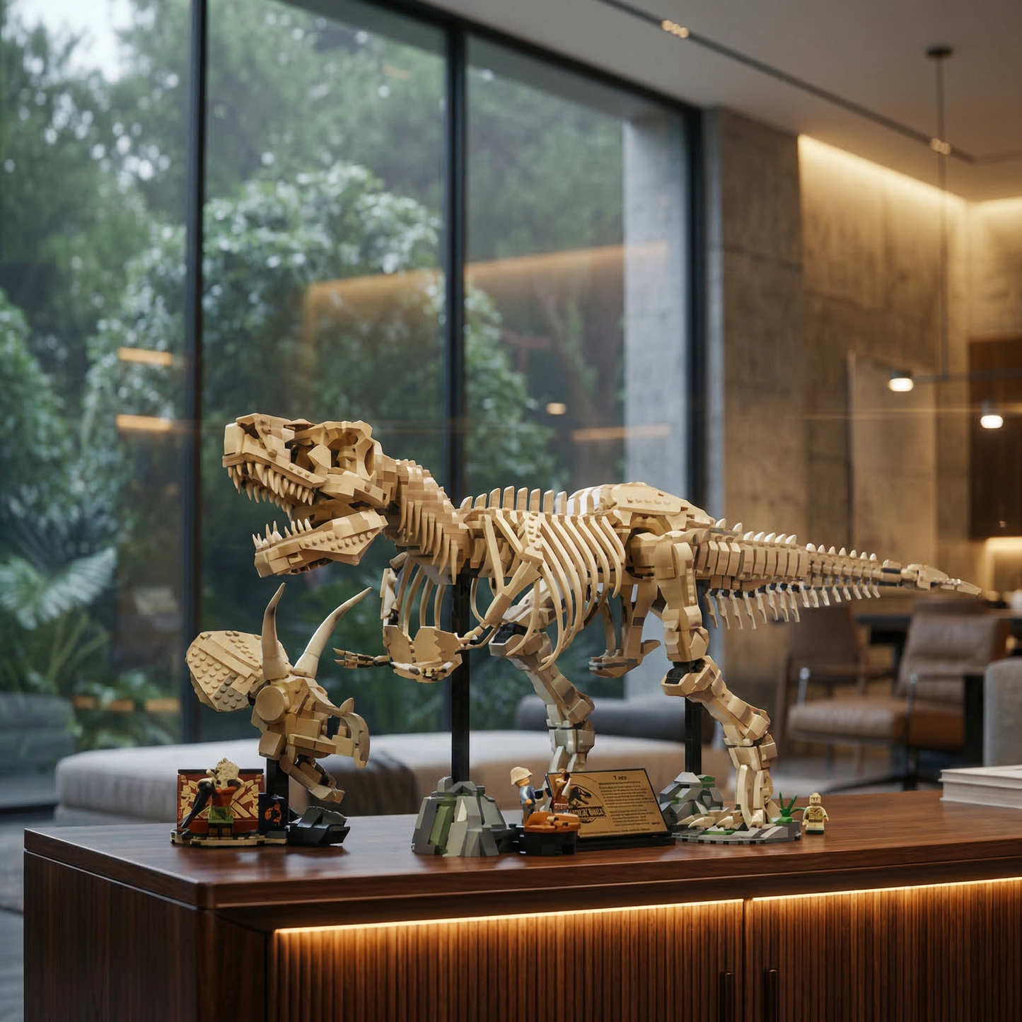 Oferta Exclusiva deste An&uacute;ncio | F&oacute;ssil do Tiranossauro Rex - Jurassic Park (3145 pe&ccedil;as)