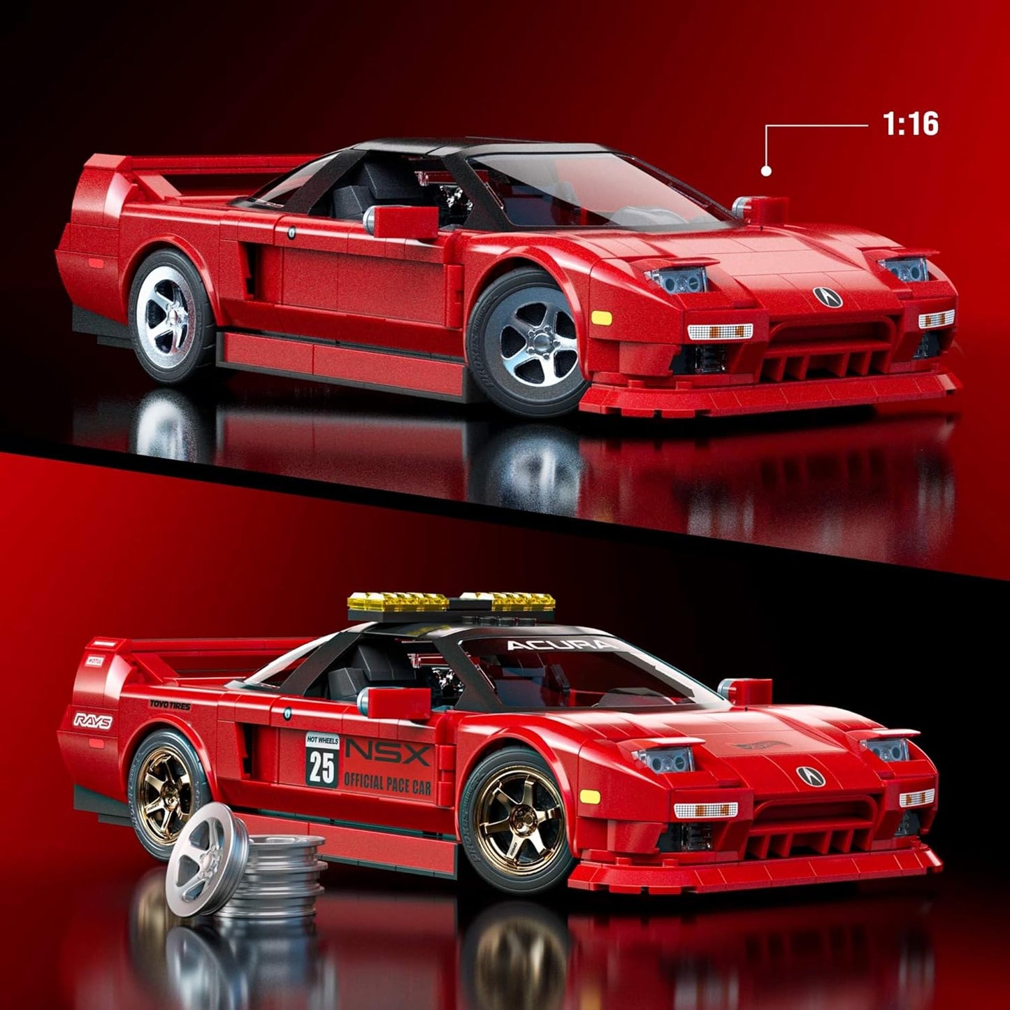 Hot Wheels - Acura NSX (876 pe&ccedil;as)